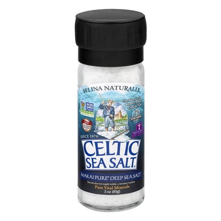 Selina Naturally Celtic Sea Salt Grinder Makai Deep Sea 3 oz