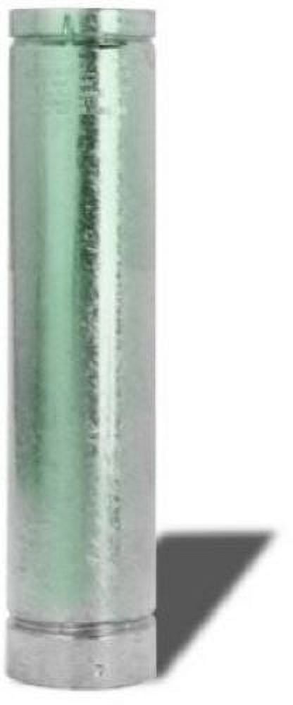 Selkirk 104036 4" x 36" Round Type B Gas Vent Chimney Pipe - Quantity of 6