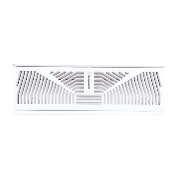 Selkirk Sport Baseboard Diffuser 15in Steel White - 15 In, White
