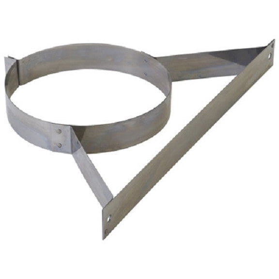 Selkirk 206520 6T-WB 6" Steel Chimney Pipe Wall Band Support Bracket - Quantity of 3