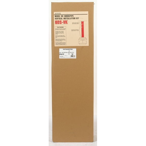 PIPE KIT VERT 6"6DS-VK(Pack of 1)