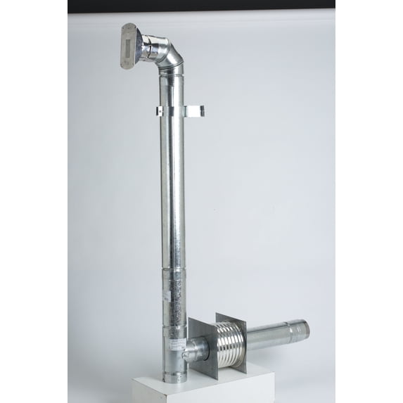 SELKIRK VP Pellet Pipe 3 In. Through the Wall Pellet Stove Pipe Kit 283870