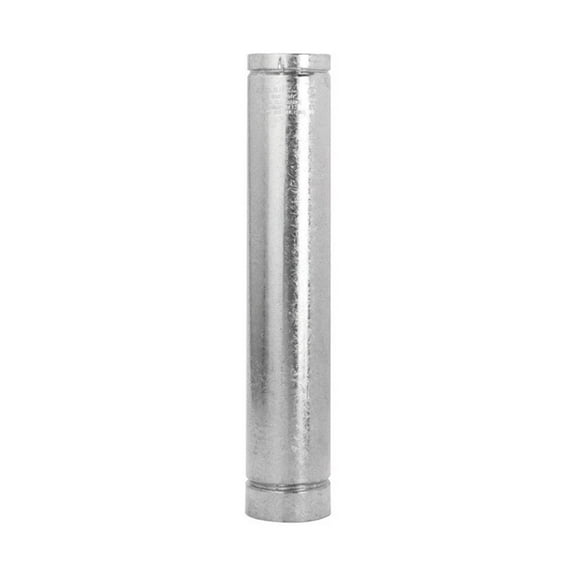 Selkirk Round Gas Vent Pipe 3 " Dia. X 5 Ft. #3rv-60 Type B 500 Deg. Al 100 Mbtu/Hr. Ul Case of 2