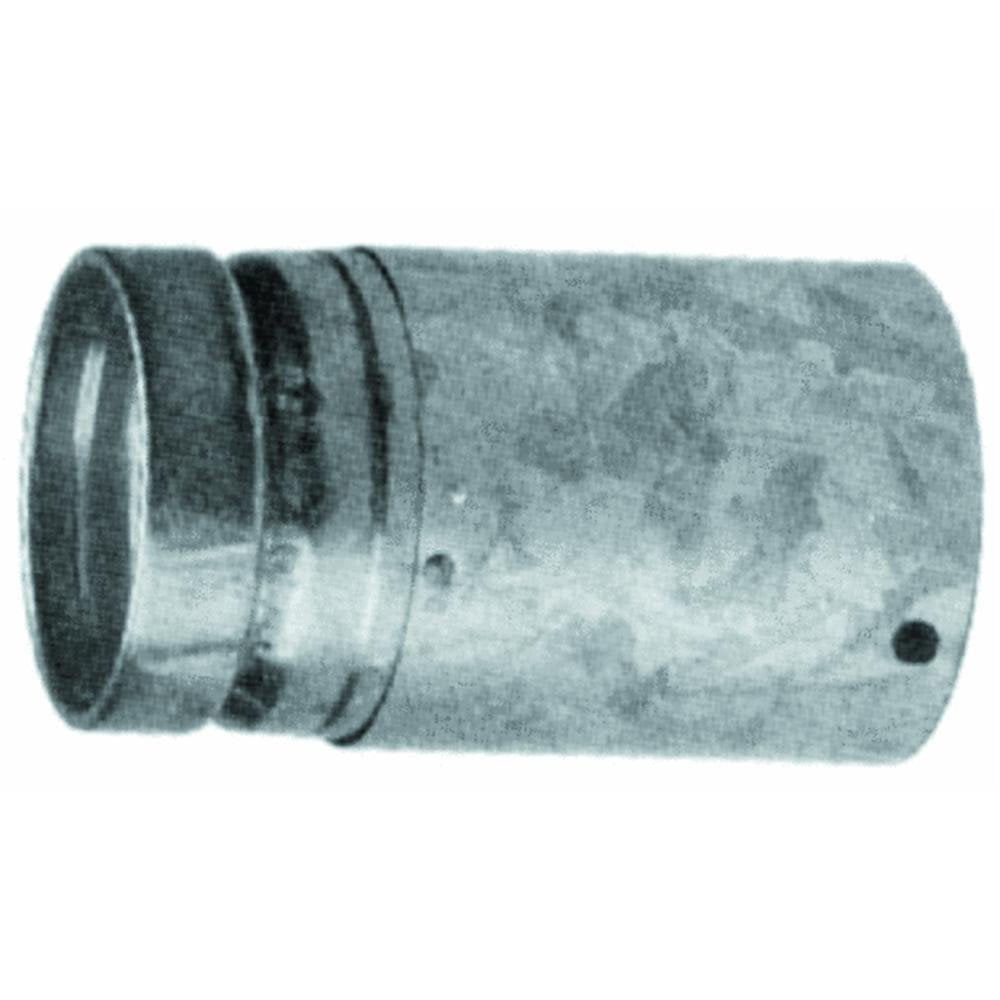 Selkirk Sport Adjustable Round Gas Vent Pipe 4RV-EZAJ12 - 4 In x 12 In - Aluminum Steel