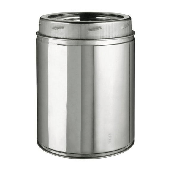 Selkirk 6 in. D X 12 in. L Stainless Steel Chimney Pipe