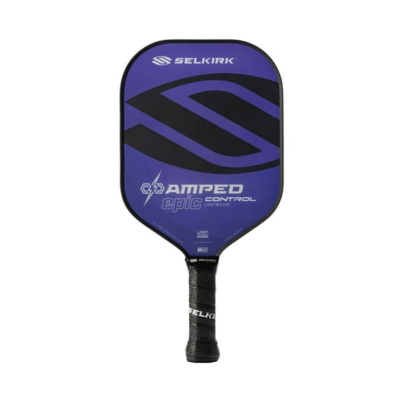 Selkirk Amped Control Epic Pickleball Paddle – Lightweight Composite Paddle for Spin & Control – USAPA Approved – for Beginner to Advanced Players, Indoor & Outdoor Use