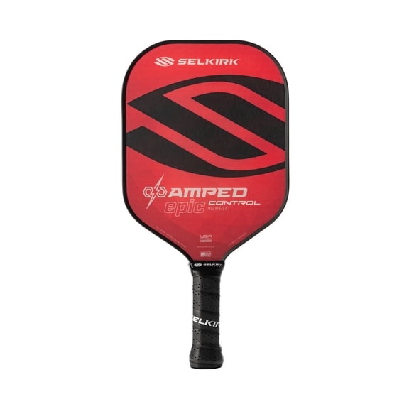 Selkirk Amped Control Epic Pickleball Paddle – Midweight Composite Paddle for Spin & Control – USAPA Approved – for Beginner to Advanced Players, Indoor & Outdoor Use