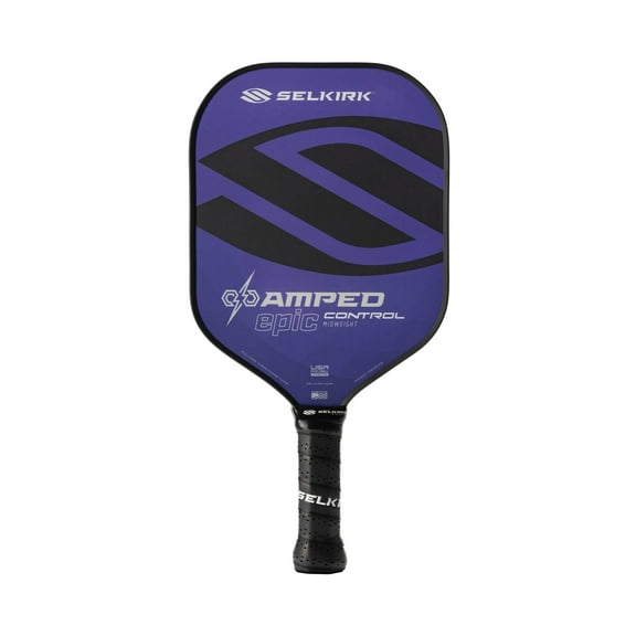 Selkirk Amped Control Epic Pickleball Paddle – Midweight Composite Paddle for Spin & Control – USAPA Approved – for Beginner to Advanced Players, Indoor & Outdoor Use