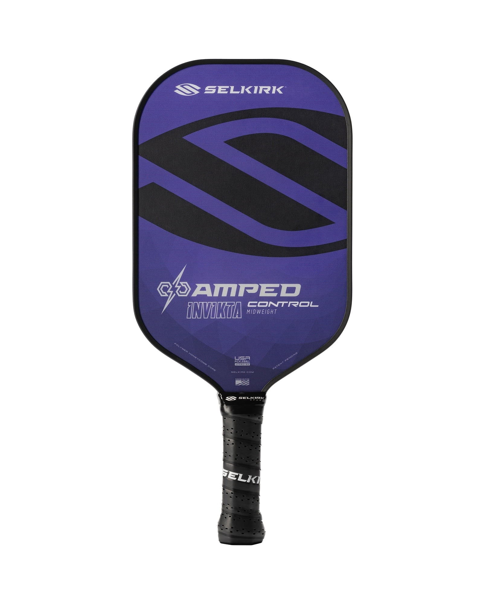 Selkirk Amped Control Invikta Pickleball Paddle – Midweight Composite Paddle for Spin & Control – USAPA Approved – for Beginner to Advanced Players, Indoor & Outdoor Use
