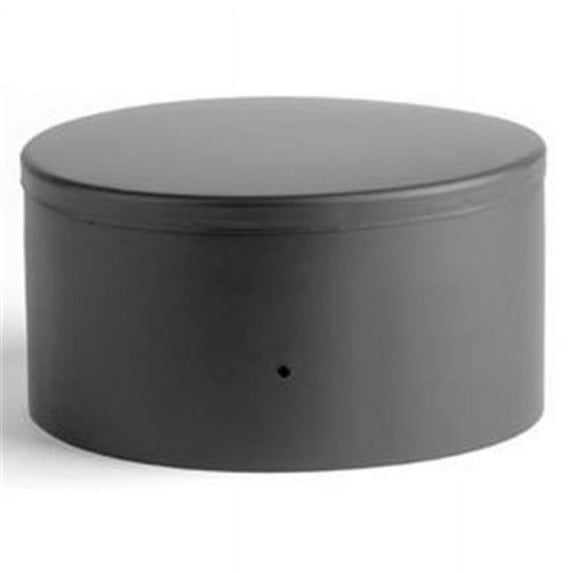 Selkirk Corporation 2817B 8 Inch heat-fab 22-ga Welded Black Stovepipe Tee Cover