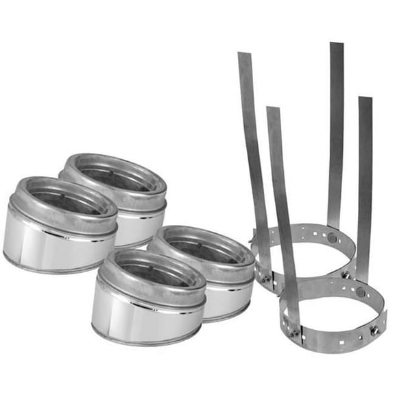 Selkirk Corporation 6T-EL30 KIT 6 Inch  Ultra-Temp Elbow Kit  30 Degree