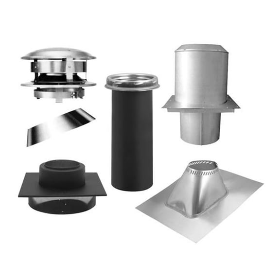 Selkirk Corporation 8T-FCK 8 Inch  Ultra-Temp Flat Ceiling Support Kit For Stainless or Galva