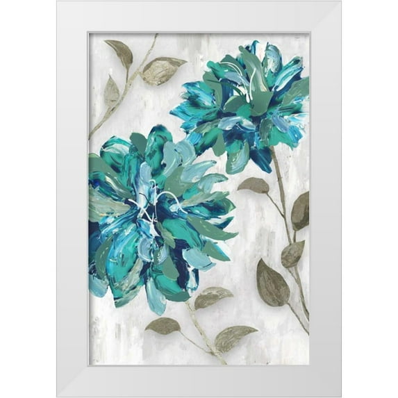 Selkirk, Edward 11x14 White Modern Wood Framed Museum Art Print Titled - Blooms II