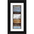 thumbnail image 1 of Selkirk, Edward 11x24 Black Ornate Wood Framed with Double Matting Museum Art Print Titled - Mosaic II, 1 of 4