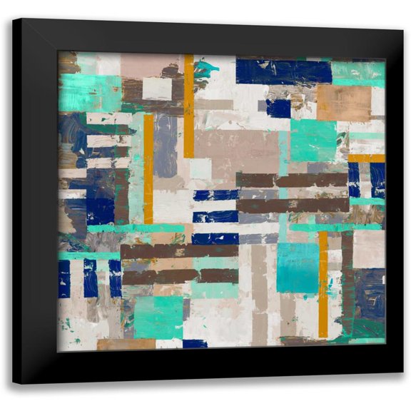 Selkirk, Edward 12x12 Black Modern Framed Museum Art Print Titled - Acres II