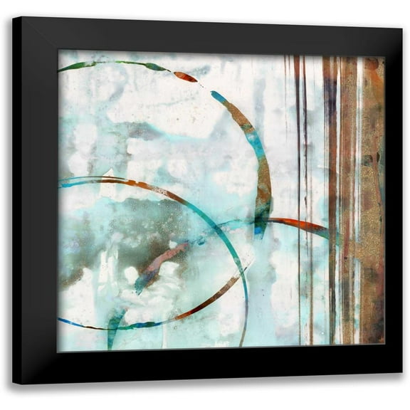 Selkirk, Edward 12x12 Black Modern Framed Museum Art Print Titled - Seafoam I