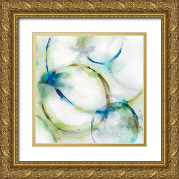 Selkirk, Edward 12x12 Gold Ornate Wood Framed with Double Matting Museum Art Print Titled - Coils III