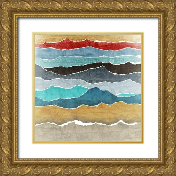 Selkirk, Edward 12x12 Gold Ornate Wood Framed with Double Matting Museum Art Print Titled - Torn II