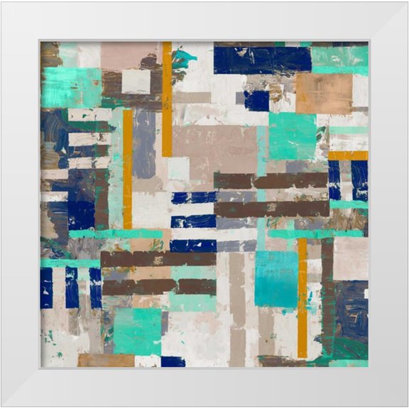 Selkirk, Edward 12x12 White Modern Wood Framed Museum Art Print Titled - Acres II