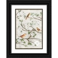 thumbnail image 1 of Selkirk, Edward 17x24 Black Ornate Wood Framed with Double Matting Museum Art Print Titled - Songs of Blossoms I, 1 of 4