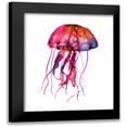 thumbnail image 1 of Selkirk, Edward 20x23 Black Modern Framed Museum Art Print Titled - Multicolored Jellyfish, 1 of 5