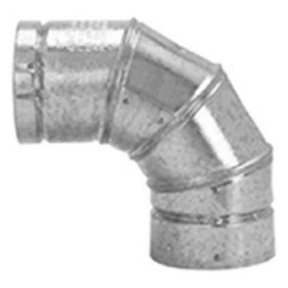 Selkirk 4" Diameter 90-Degree Adjustable Elbow, Aluminum Type B Gas Vent, 104230
