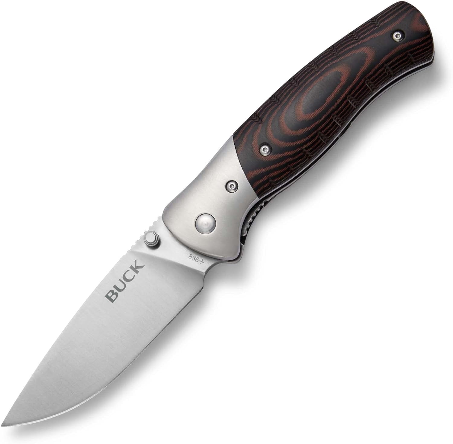 Buck Knives 836 Folding Selkirk Outdoor Knife, Sheath with Fire Starter & Whistle, 7.5 oz