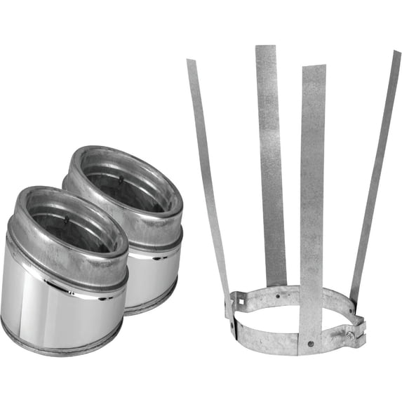 Selkirk Metalbestos 6T-EL15KIT 6 -Inch Stainless Steel Insulated 15 Elbow Kit