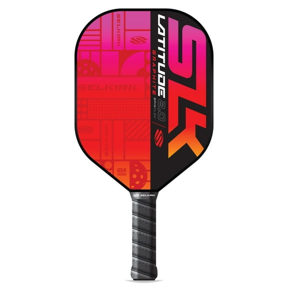 Selkirk Orange Latitude 2.0 Graphite Pickleball Paddle