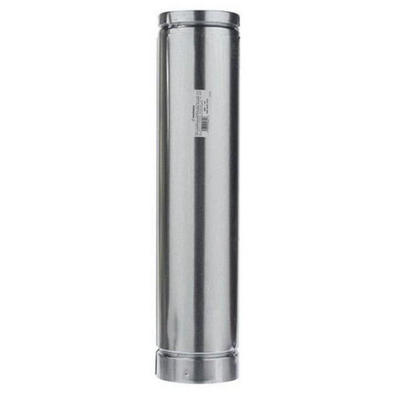 Selkirk Round Gas Vent Pipe 5 " Dia. #5rv-24 Type B 500 Deg. Al 100 Mbtu/Hr. Ul Case of 2