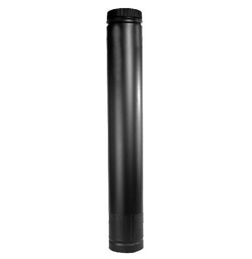 Selkirk Selkirk DSP6TL Double Wall Telescopic Length Stove Pipe, Black