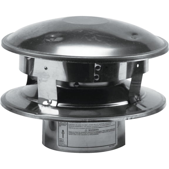 Selkirk Sport Selkirk Vertical Termination Rain Cap 3 " Vertical  Residential Use, Standard Application