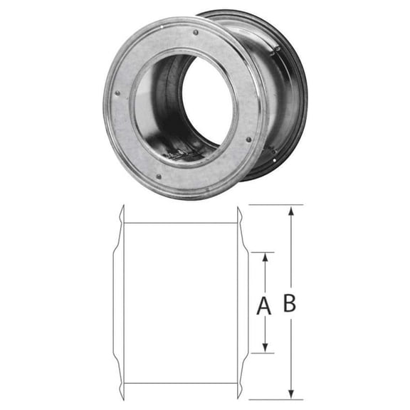 Selkirk Sport Selkirk Wall Thimble 6 " Type B Residential Use, Standard Application