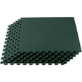 thumbnail image 1 of We Sell Mats 1/2 Inch Thickness Multipurpose EVA Foam Floor Tiles, Interlocking Floor Mat for Indoor Gym and Home Use 100 Square Feet (25 Tiles) Hunter Green, 1 of 9