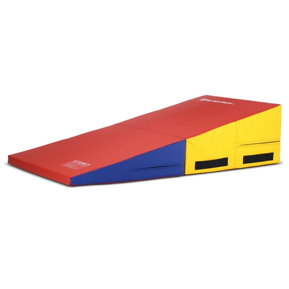 We Sell Mats Gymnastics Incline Mat, Folding and Non-Folding Cheese Wedge Skill Shape, Tumbling Mat for Gymnastics Training, Cheerleading and Obstacle Courses