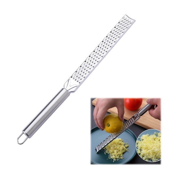 The Upgraded Miayilima Zester Tool Manual Cheese Grater Is Suitable for Lemon, Cheese, Garlic, Ginger, Nutmeg, Chocolate, Fruits and Vegetables-Sharp and High-Quality Stainless Steel Blades