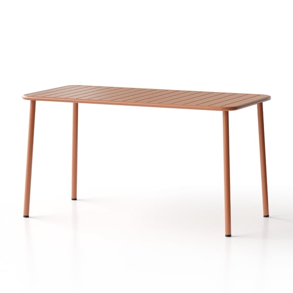 Sella long table outdoor (red)dining table villa courtyard balcony table outdoor leisure table simple garden waterproof table