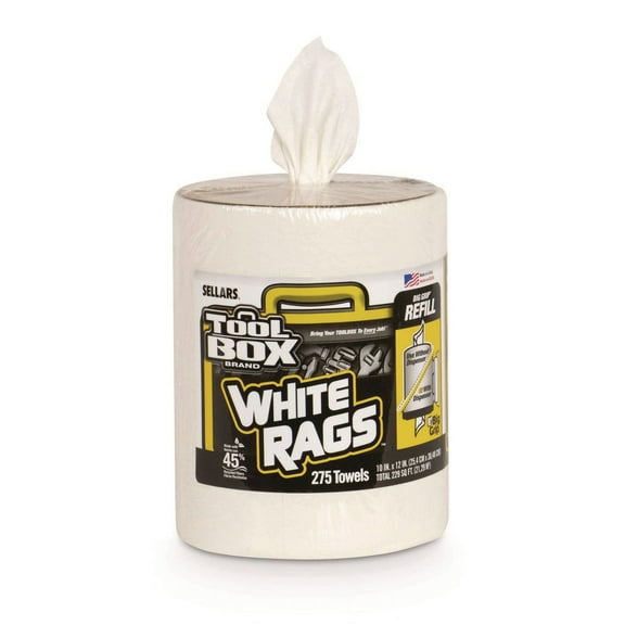 Sellars 660708204218 1-Ply 10 x 12 Z300 Wipers Big Grip Refill - White (6/Carton)