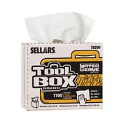 Sellars Toolbox T700 WaterWeave Pop-Up-Box - White 8.27 x 16.5 Sht 8/Cs