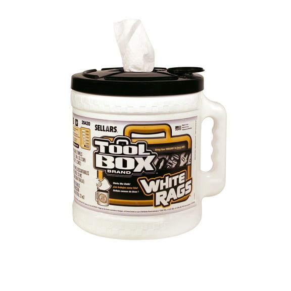 Sellars Toolbox Z300 Big Grip 275Ct White 10"X12" Sht 2/Cs