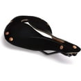 thumbnail image 1 of Selle Anatomica X Series Leather Bike Saddle for Comfortable Racing Long and Short Distances Watershed Black with Copper Rivets, 1 of 1