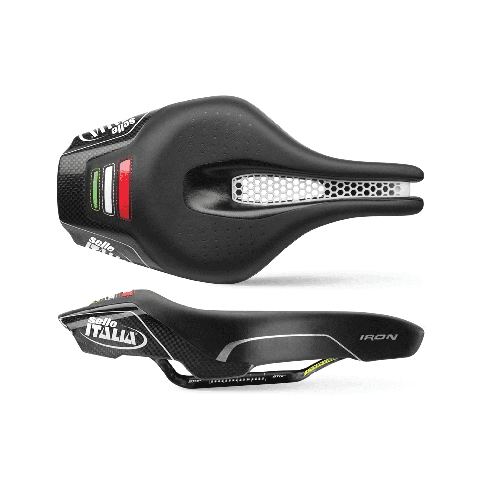 Selle Italia Iron Tekno Flow TT Tri Bike/Bicycle Saddle/265x135mm
