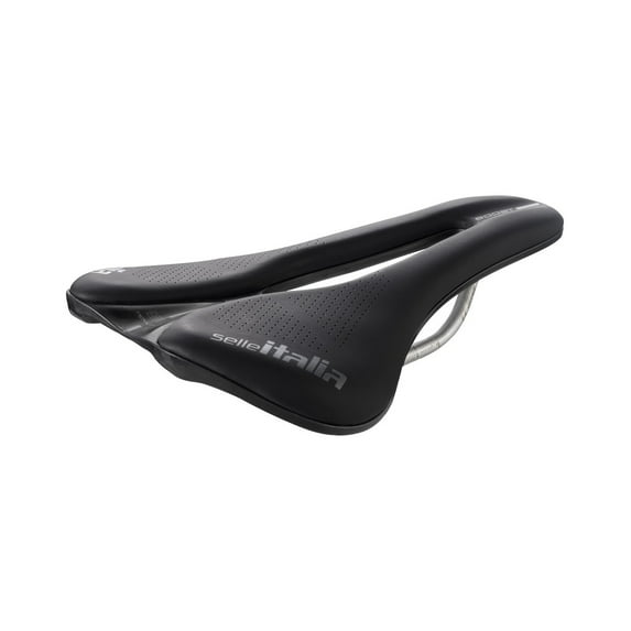 Selle Italia Max Novus EVO Boost Ti 316 Superflow, Saddle, 245 x 160mm, Unisex, 228g, Black