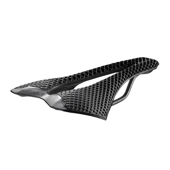 Selle Italia SLR 3D Elite Saddle, L3 IDMatch, Steel Rails, 3D Printed, Black