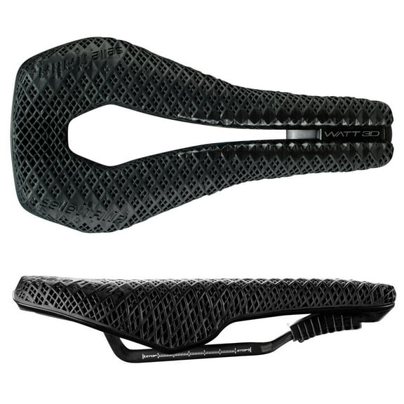 Selle Italia WATT 3D Kit Carbon Superflow, U3, 3D Printed, Black