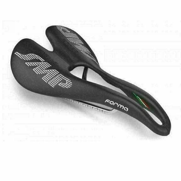 Selle SMP Forma Pro Saddle - Black / Steel Rails