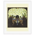 thumbnail image 1 of The Seller of Calla Lilies (El Vendedor De Alcatraces) - From an Original Color Painting by Diego Rivera c.1941 - Fine Art Rolled Canvas Print 16in x 20in, 1 of 4