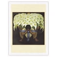 thumbnail image 1 of The Seller of Calla Lilies (El Vendedor De Alcatraces) - From an Original Color Painting by Diego Rivera c.1941 - Japanese Unryu Rice Paper Art Print 24 x 32 in, 1 of 4