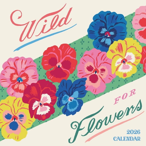 Sellers Publishing, Wild for Flowers 2026 Mini Wall Calendar