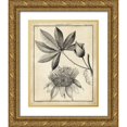 thumbnail image 1 of Sellier 26x32 Gold Ornate Wood Framed with Double Matting Museum Art Print Titled - Passiflora II, 1 of 4